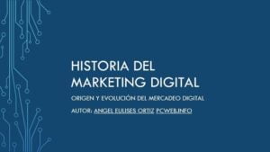 Marketing digital linea de tiempo-mercadeo, cronología, historia, mercadotecnia