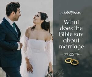 What does the Bible say about marriage image