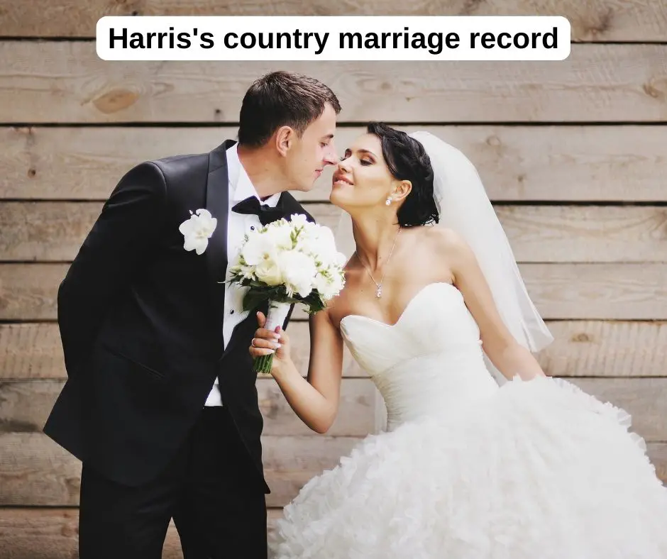 Harris county marriage record
